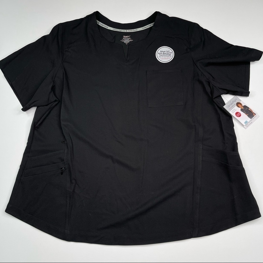 Cuddl Duds Scrub Top Climate Right
Medical Hospital Nurse Esthetician 3X New - Picture 3 of 14